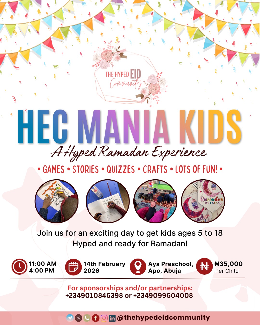 HEC Mania Kids – A Hyped Ramadan Experience